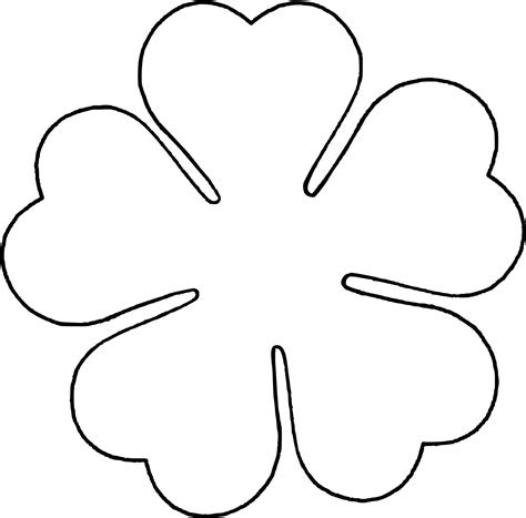  flower template for childrens activities activity shelter