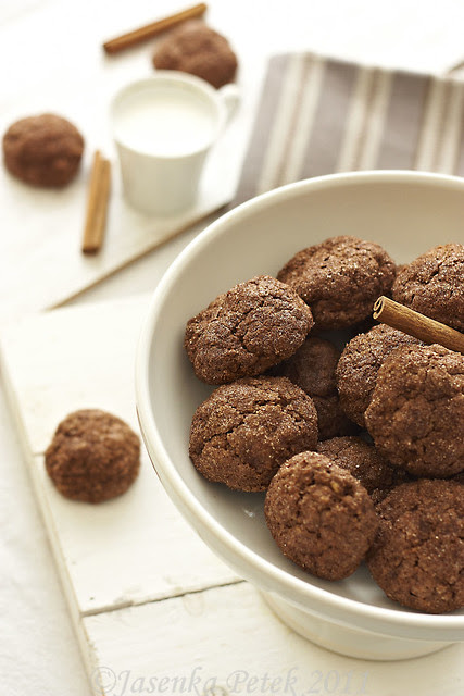 Chocolate pumpkin cookies
