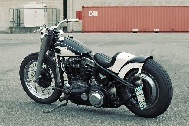 1957 Harley panhead custom by Ace Motorcycles of Japan