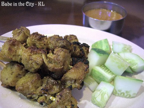 Satay Set (Soy Grill RM5.50 for 5 sticks)