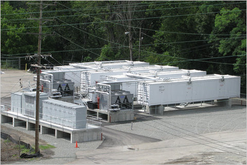 AES Energy's plant in Johnson City, N.Y., absorbs or delivers energy to the state's grid at intervals of five seconds.