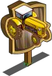 Yellow Tractor Mastery Sign