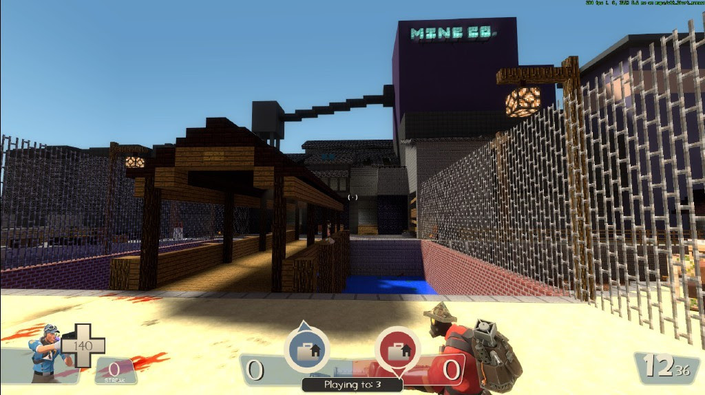 CTF 2Fort Minecraft (Team Fortress 2 > Maps > Capture the 