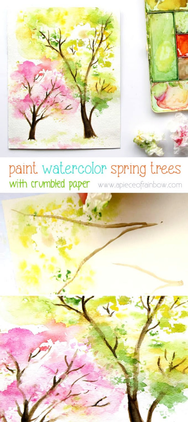35 Step by Step Watercolour Painting Tutorials for ... This is an easy step by step tutorial to make an abstract art painting using acrylic paint and copper tape.