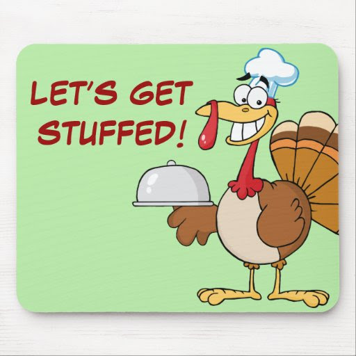 I'm Ready to Eat Thanksgiving Dinner Mouse Pad | Zazzle