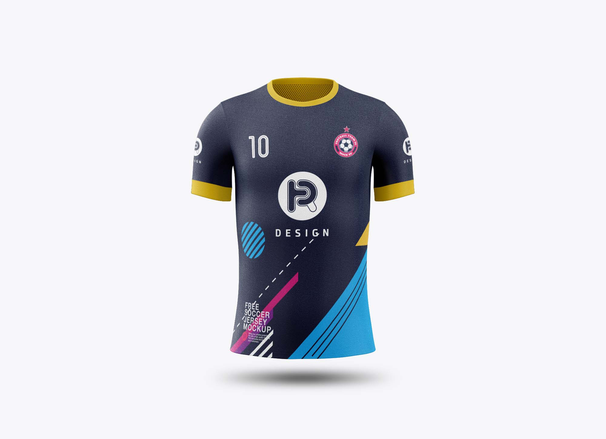 Download Free Soccer Jersey Mockup Psd