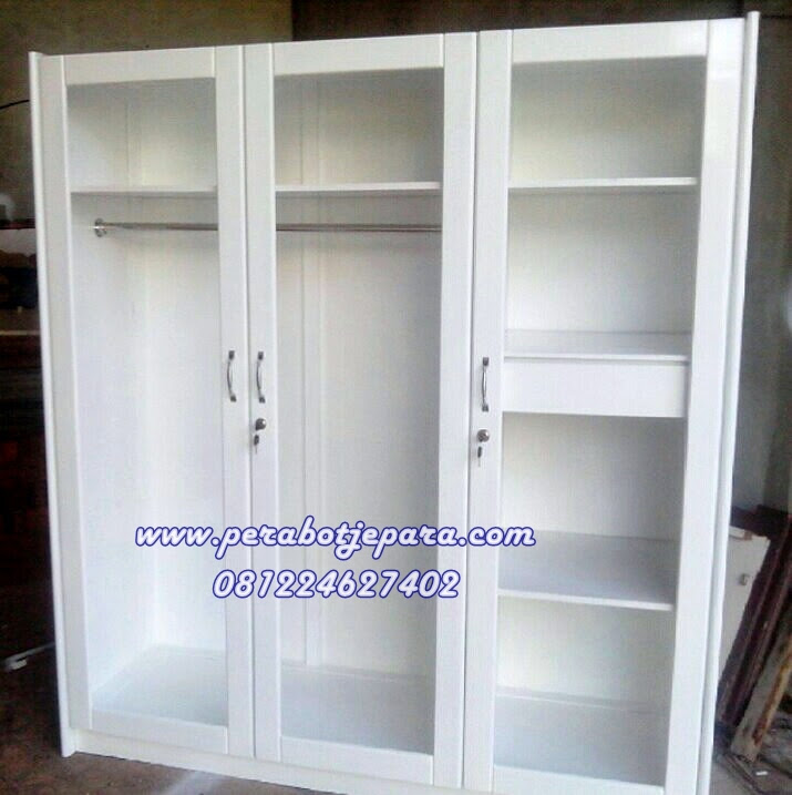 Lemari Pakaian 3 Pintu Kaca Transparan 2019 PERABOT Lemari Pakaian 3 Pintu Kaca Transparan 2019 PERABOT