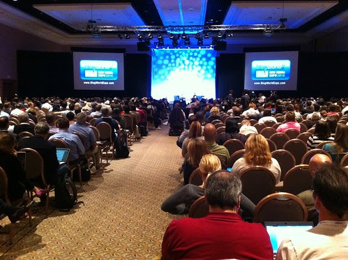 At @briansolis keynote with Mark Burnett