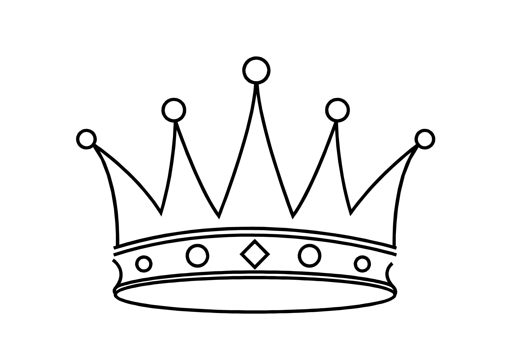 Free Free 158 King Crown Outline Svg SVG PNG EPS DXF File