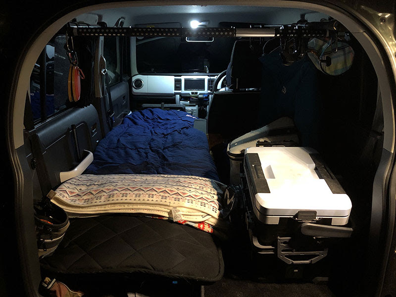 愛車ハスラー 車中泊 釣り旅仕様 の魅力について 投げ釣り好きのアウトドア日記 Throw Life Fishing