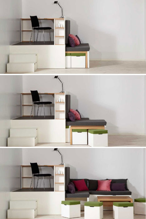 Prototype to Reality: Super SpaceSaving Bedroom Set  Urbanist