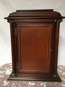 Vintage Bombay Company Mahogany Wooden Key Cabinet Hook ...