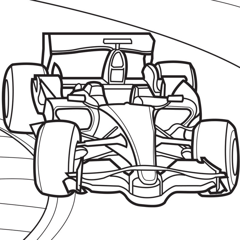 Download Racing cars coloring pages to download and print for free
