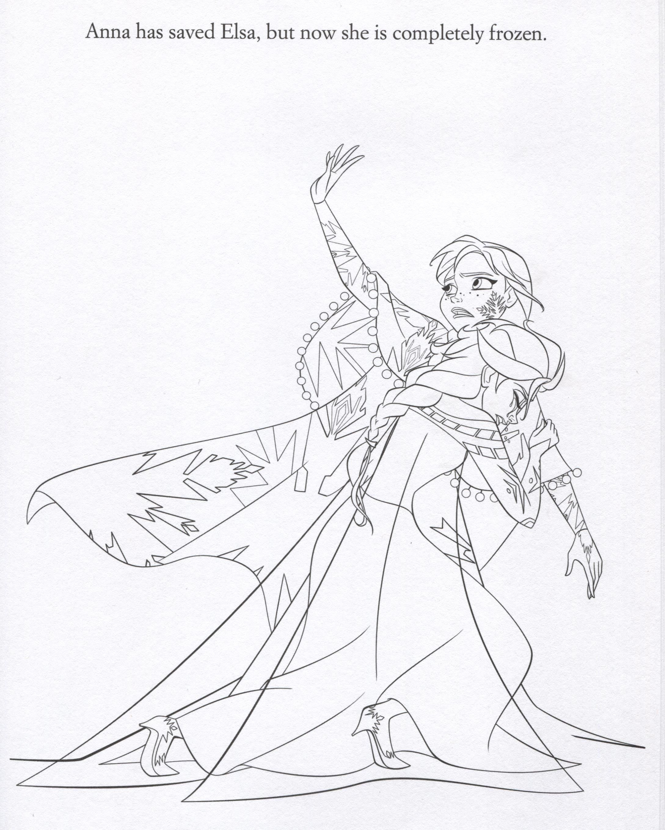 18+ Anna Frozen Coloring Sheets