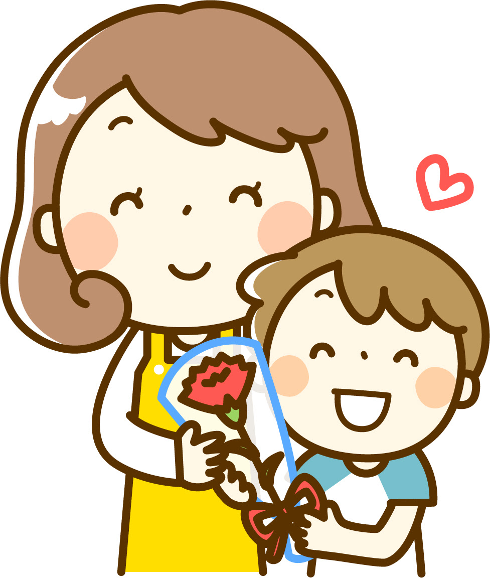 母の日のかわいい無料イラスト4選 カーネーションやメッセージも 育児ネット