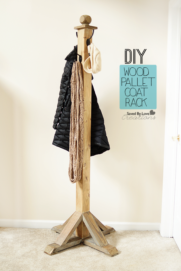 DIY Wood Pallet Coat Rack