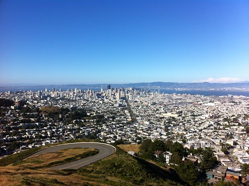 San Francisco as seen from twin peaks. by matt kettler