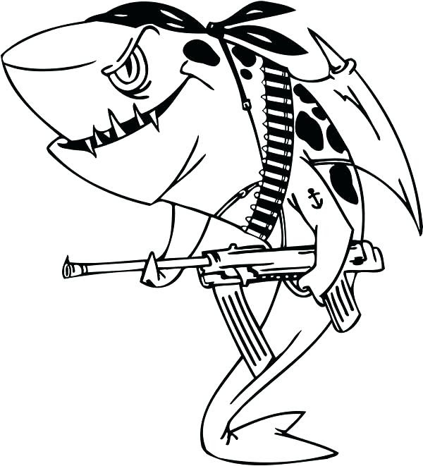 Hammerhead Shark Coloring Page at GetColorings.com | Free printable