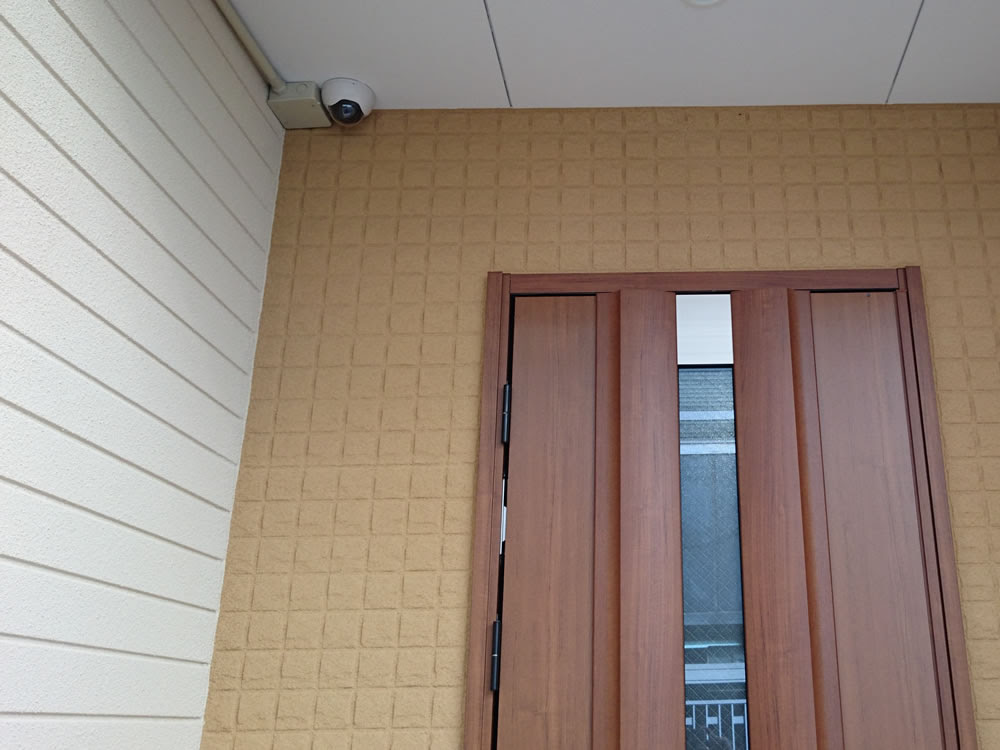 大阪市中央区戸建て住宅防犯カメラ導入事例 大阪 近畿の防犯カメラ設置株式会社h System エイチシステム