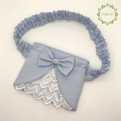 移動ポケットにウエストゴムを付けるオーダーをいただきました Megumi ハンドメイドの日々