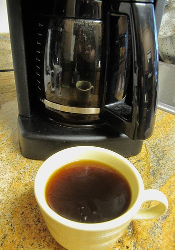 Mmmm...fresh roasted (at home) coffee!