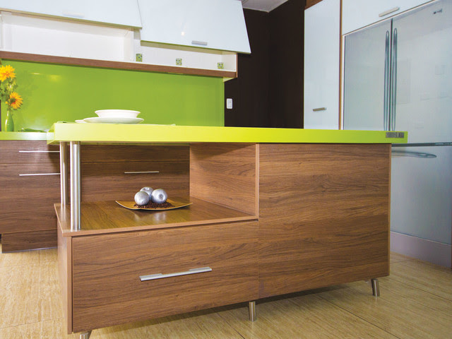Green quartz countertop Green quartz countertop