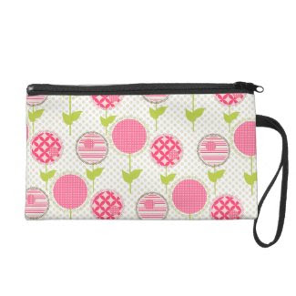 Sweet Floral Wristlet Purses