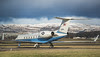 USAF C37 (Gulfstream V) at Glasgow Airport