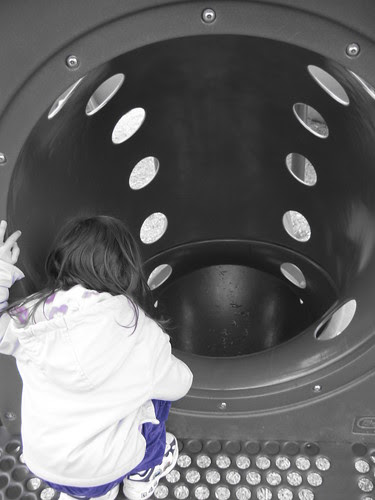 April 11, 2008 Skye, slide, black and purple
