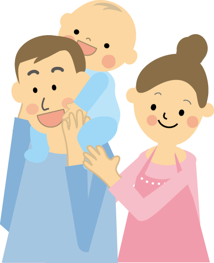 赤ちゃんの笑顔 育児 無料イラスト フリー素材 3