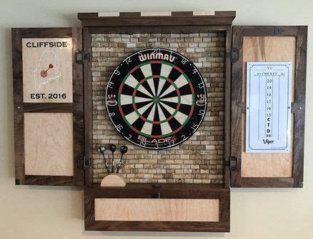 dart board cabinet woodworking plans