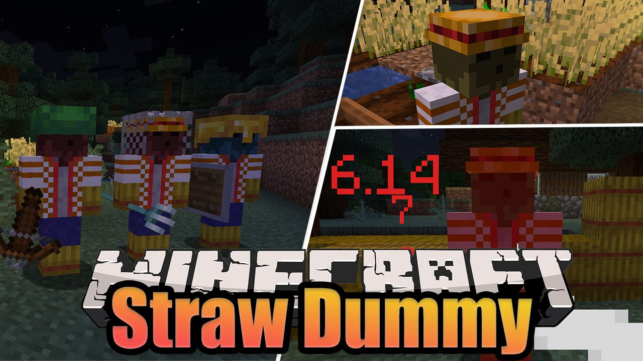 Straw Dummy Mod 1 17 1 16 5 Dummies Armor Stand 9minecraft Net
