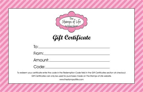  free printable gift certificates for hair salon free printable