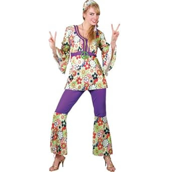 Hippie Chick - Adult Costume Lady : MEDIUM: Wicked Costumes: Amazon.co ...