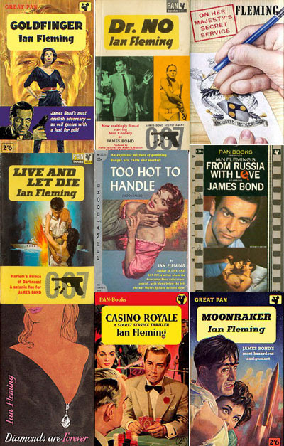 Classic James Bond covers