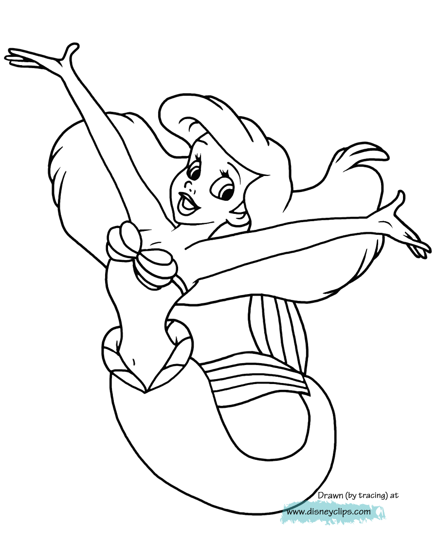 The Little Mermaid Coloring Pages 2 Disney Coloring Book Coloring Wallpapers Download Free Images Wallpaper [coloring837.blogspot.com]