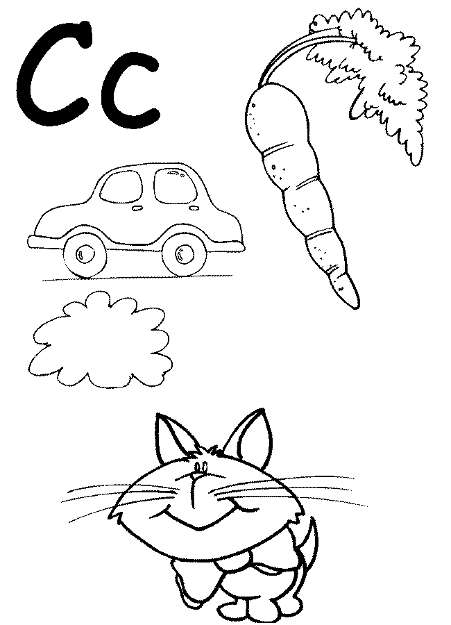 Preschool Coloring Pages Alphabet - Coloring Home
