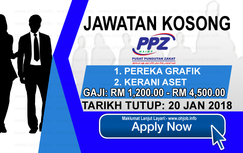 Jawatan Kerja Kosong Pusat Pungutan Zakat - PPZ MAIWP logo www.ohjob.info januari 2018