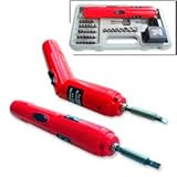 Folding Rechargeable 3.6-Volt Cordless Screwdriver Home Tool Kit