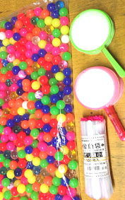 スーパーボールすくい ｓボールすくい の基本セットです これだけで遊ぶことができます