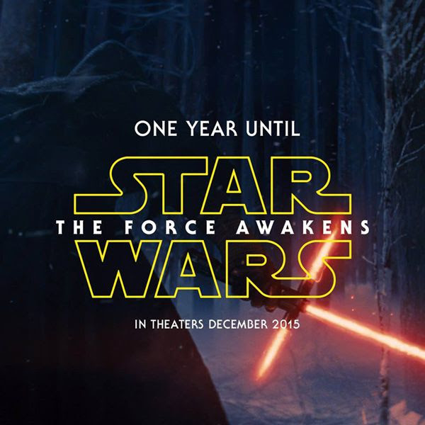 Exactly one year remains till STAR WARS: EPISODE VII - THE FORCE AWAKENS hits theaters here in the United States!