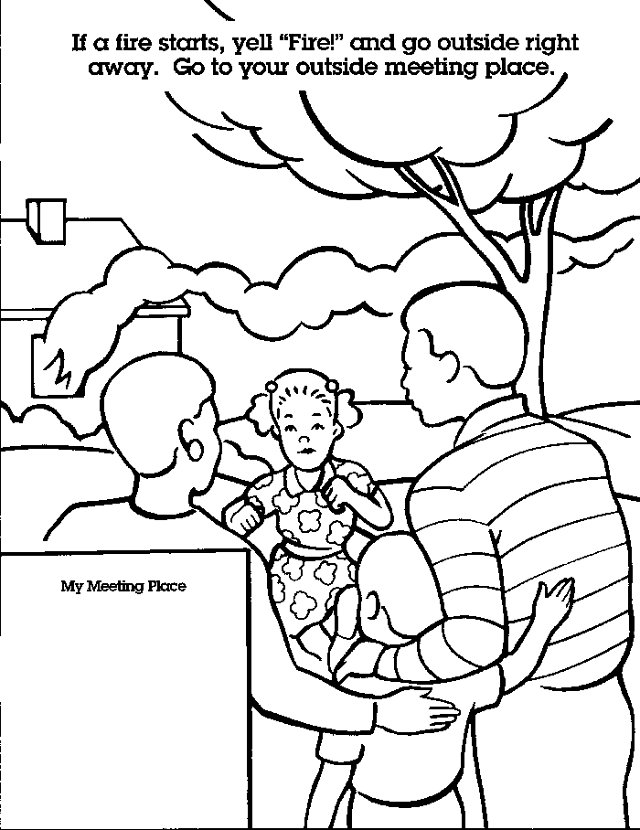 Safety Coloring Pages Kids - Coloring Home