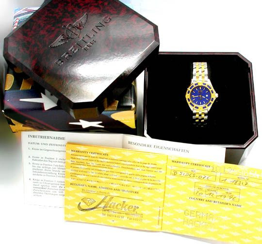 Foto 3, Neuzustand Orig.Da-Breitling St/G-Pilot Shop! Portofrei, U1835