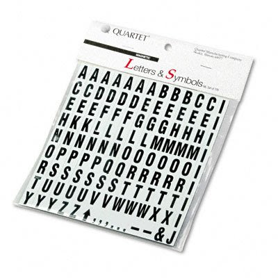 Cheap Quartet Magnetic Letter and Symbol Set, 120 Pieces, Black (ML)