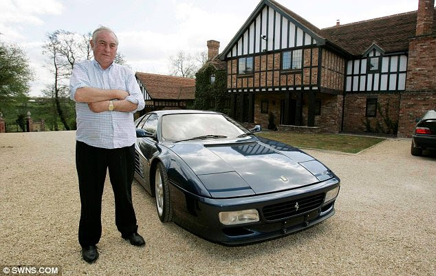 Suspect: Michael Chudleigh at his house in Wiltshire in 2007. The 62-year-old has been named locally as the man arrested by police in connection with the shooting of solicitor James Ward in Devizes yesterday