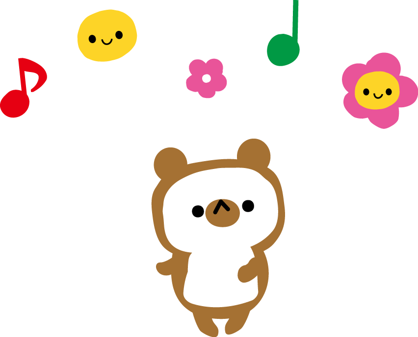 秋のたぬきのイラスト 無料イラスト