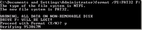 format external hard drive fat32