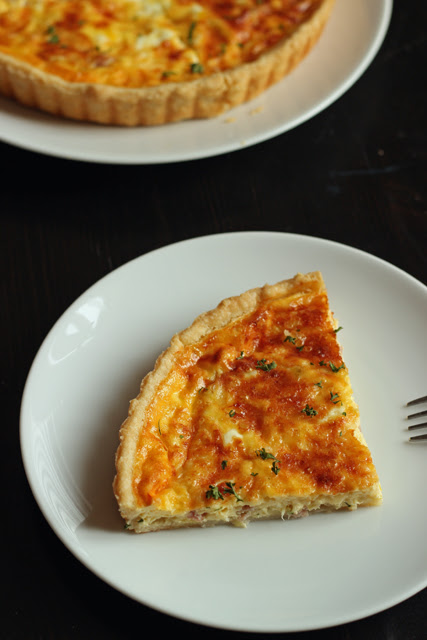 Ham and Gruyere Quiche with Leeks | Good Cheap Eats