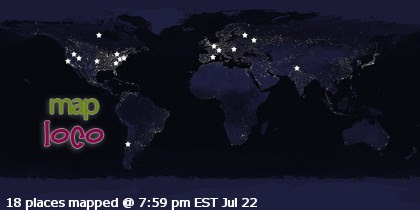 Locations of Site Visitors