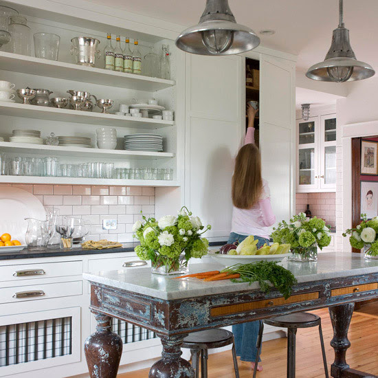 Open shelving